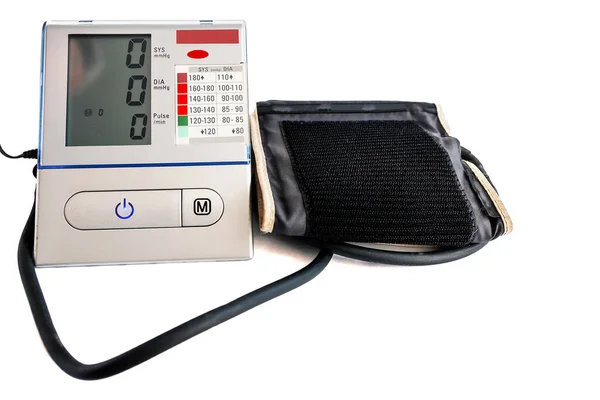 隔离的电子血压计 — 图库照片