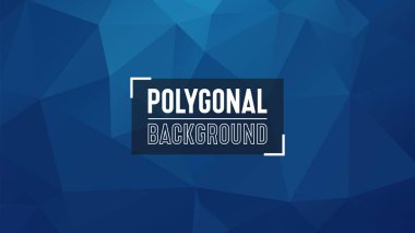 Çokgen geometrik arkaplan. Düşük polimerli üçgenler mozaik. Soyut kristaller arka plan. Web, sunumlar ve baskılar için vektör şablon üçgeni deseni.