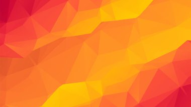 Çokgen geometrik arkaplan. Düşük polimerli üçgenler mozaik. Soyut kristaller arka plan. Web, sunumlar ve baskılar için vektör şablon üçgeni deseni.