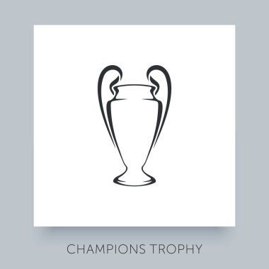 Futbol Avrupa Şampiyonlar Ligi kupası. Futbol şampiyonası gümüş kupası.