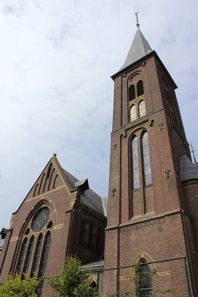 Kościół Rzymskokatolicki Marcina Bonifacego Miejscowości Dokkum Friesland Holandia — Zdjęcie stockowe