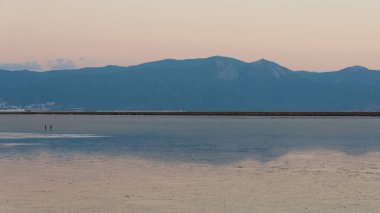 arkaplan için çeşitli gün batımı fotoğrafları