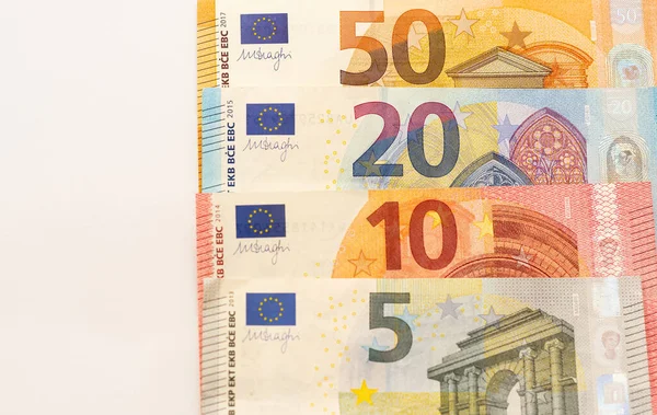 Agosto 2020 Izmir Turchia Contante Banconote Euro Foto Editoriale — Foto Stock