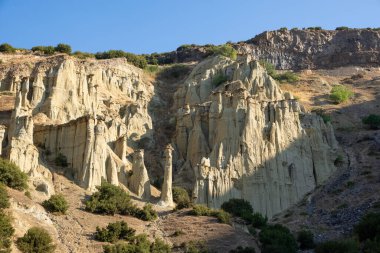 Türkiye 'de Manisa' daki Kula peri bacaları