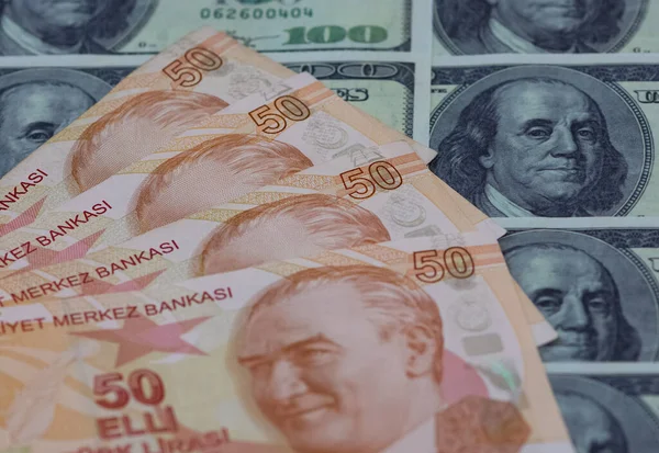Ağustos 2020 Zmir Türkiye Çeşitli Banknotlar Editör Fotoğrafı — Stok fotoğraf