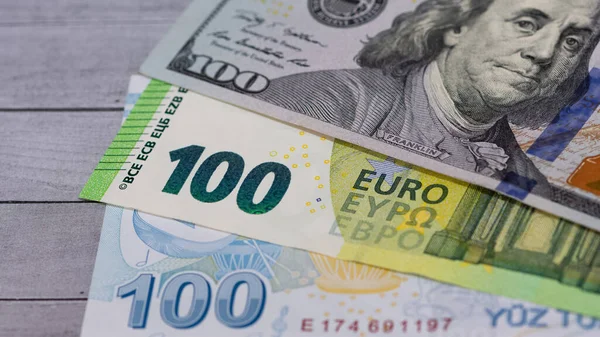 Října 2020 Krocan Turecká Lira Euro Dolarové Fotky Redakční Fotografie — Stock fotografie