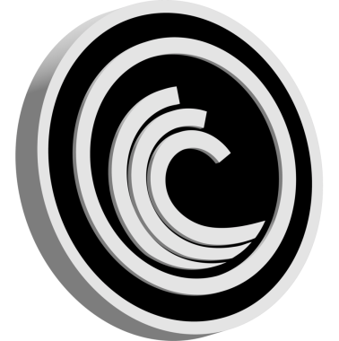 Bitorrent-bttc şifreli para birimi resimleri soyut arkaplanda. 3d illüstrasyon.