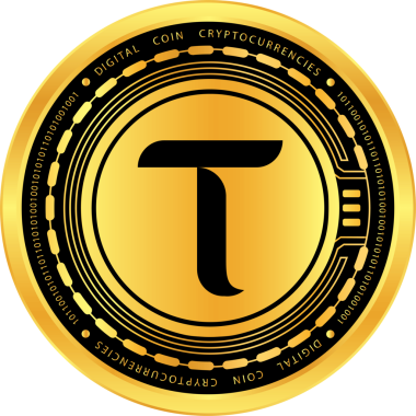 Bitttensor-tao soyut arkaplanda şifreli para birimi çizimleri. 3d illüstrasyon.
