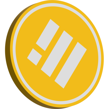 Soyut arkaplanda binance usd-busd kripto para birimi çizimleri. 3d illüstrasyon.