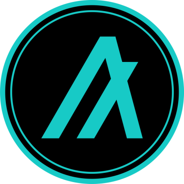 Soyut arkaplanda algorand-algo kripto para birimi çizimleri. 3d illüstrasyon.