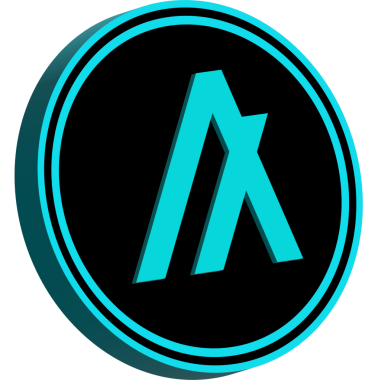 Soyut arkaplanda algorand-algo kripto para birimi çizimleri. 3d illüstrasyon.