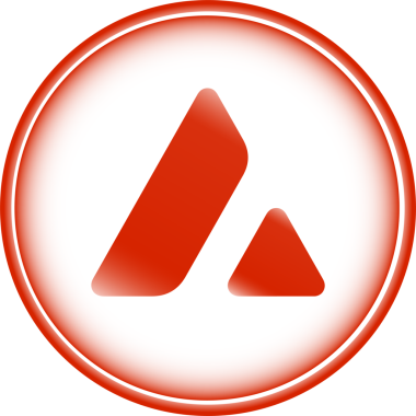 Soyut arkaplanda çığ-avax kripto para birimi çizimleri. 3d illüstrasyon.