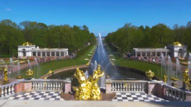 PETERHOoff Solaryumu, St. PETERSBURG RUSYA - 12 Haziran 2017