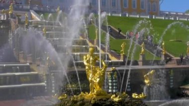 PETERHOoff Soluk benizli, St. PETERSBURG RUSYA - 12 Haziran 2017