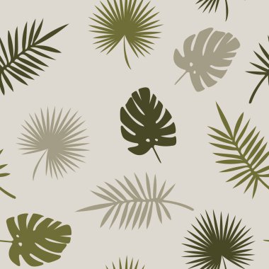 Kusursuz haki rengi yeşil orman açık yeşil arka planda iz bırakır