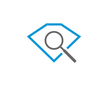 Elmas logo tasarım şablonu, Yaratıcı Elmas logosu konsepti