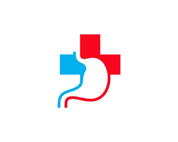 Υγεία Stomach Λογότυπο Διάνυσμα Πρότυπο Creative Στομάχι Λογότυπο Σχεδιασμό Έννοιες — Διανυσματικό Αρχείο