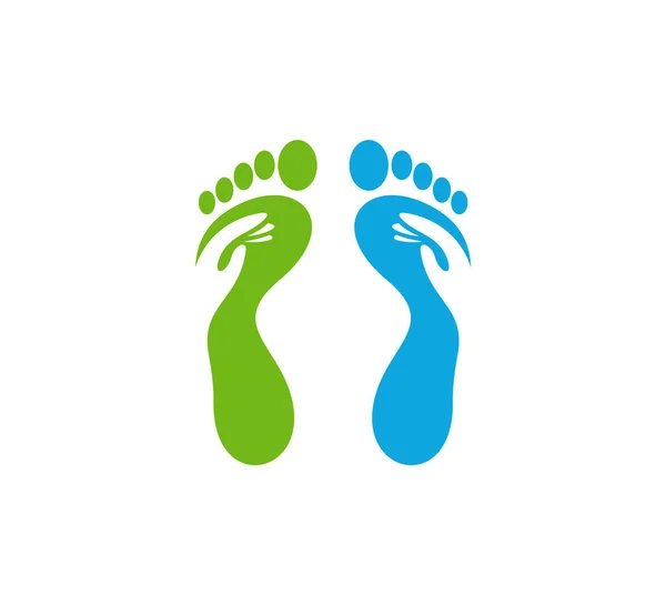 Шаблон Логотипа Foot Care Концепция Дизайна Логотипа Creative Foot — стоковый вектор