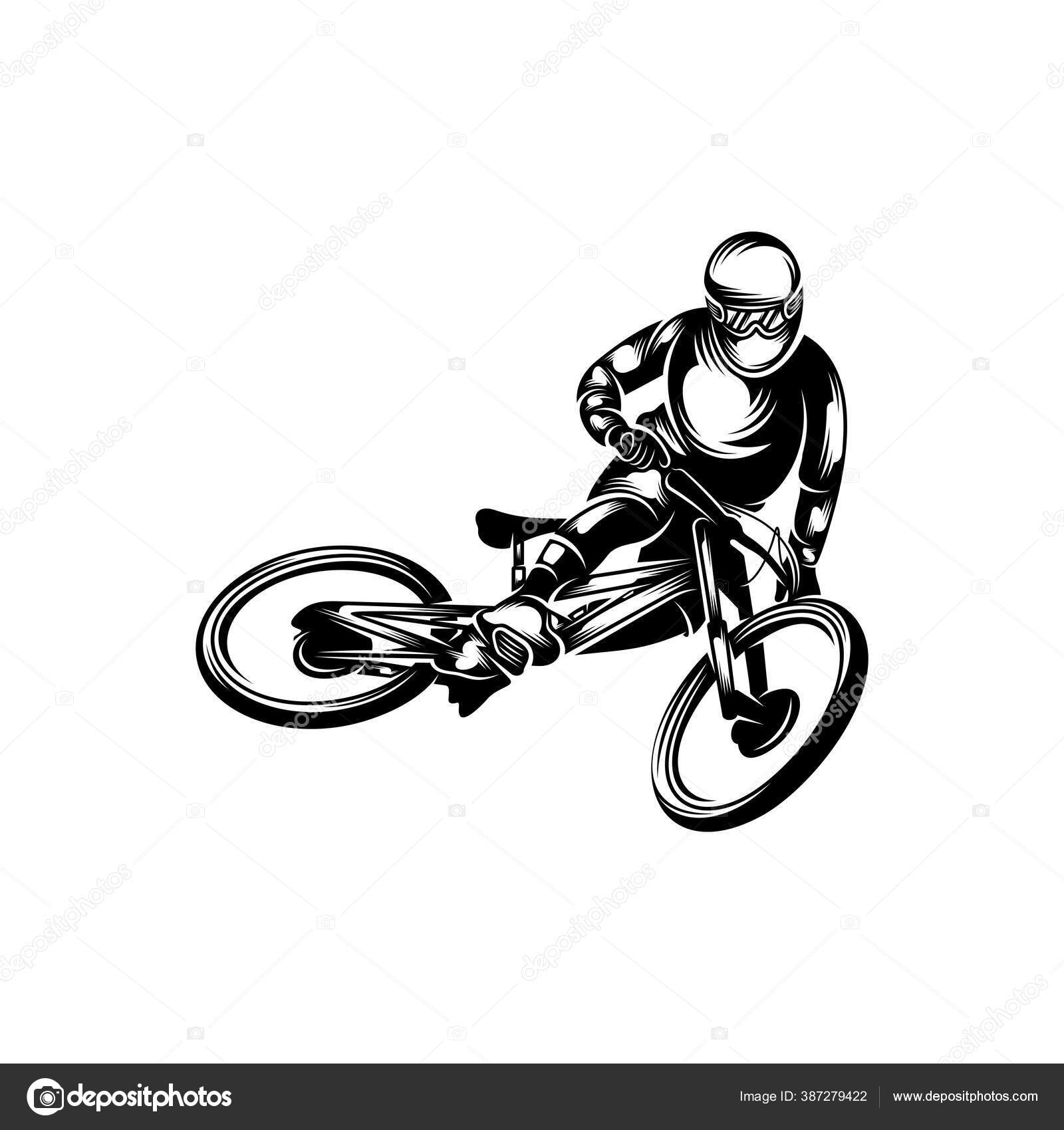 logo downhill bike