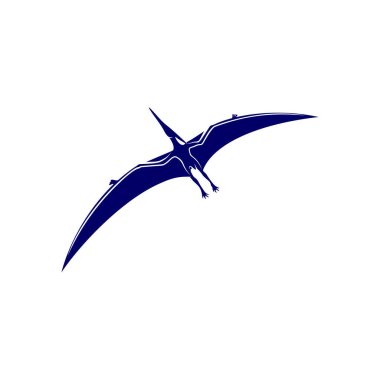 Pterosaurs logo tasarım vektörü. Simge Sembolü. Şablon İllüstrasyonu