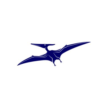 Pterosaurs logo tasarım vektörü. Simge Sembolü. Şablon İllüstrasyonu