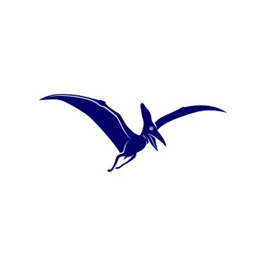 Pterosaurs logo tasarım vektörü. Simge Sembolü. Şablon İllüstrasyonu