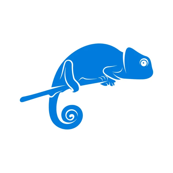 Вектор Дизайну Логотипу Chameleon Символ Піктограми Шаблонна Ілюстрація — стоковий вектор
