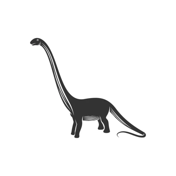 Brontosaurus Vetor Design Logotipo Símbolo Ícone Ilustração Modelo —  Vetores de Stock