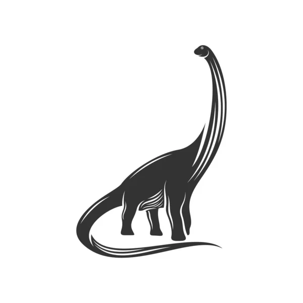 Brontosaurus Vetor Design Logotipo Símbolo Ícone Ilustração Modelo —  Vetores de Stock