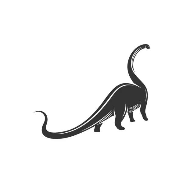 Brontosaurus Vetor Design Logotipo Símbolo Ícone Ilustração Modelo —  Vetores de Stock