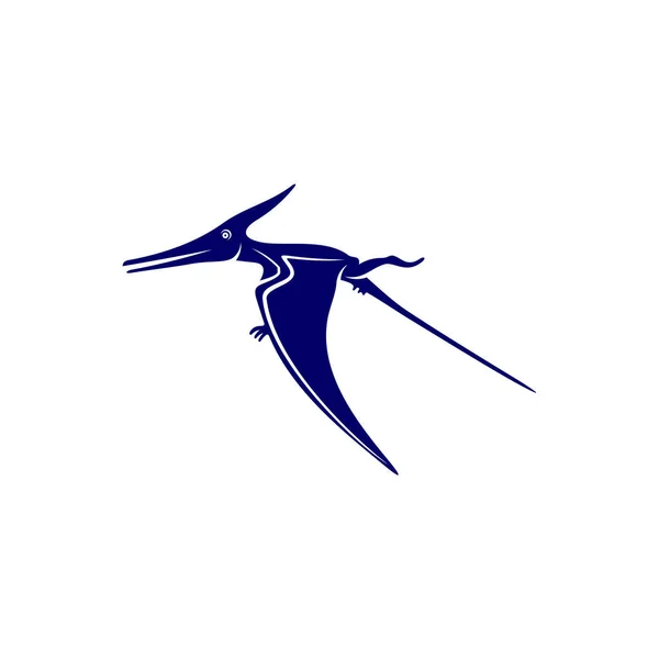 Pterosaurs Logo Design Vector Icon Symbol Template Illustration — Stock Vector