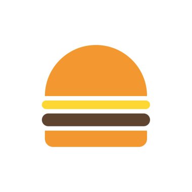 Burger Logo tasarım şablonu, Burger Pastanesi logo tasarım vektörü