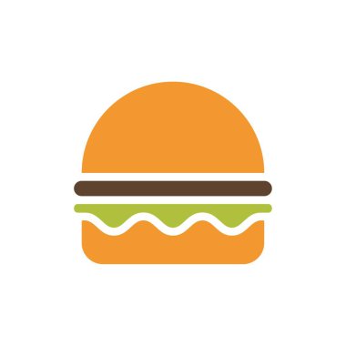 Burger Logo tasarım şablonu, Burger Pastanesi logo tasarım vektörü