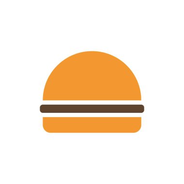 Burger Logo tasarım şablonu, Burger Pastanesi logo tasarım vektörü