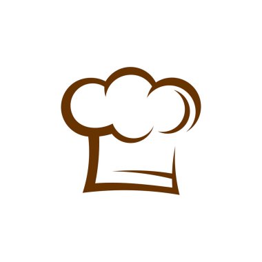 Şef Şapka Logosu Tasarım Şablon Vektörü, Simge Sembolü, Yaratıcı Tasarım Kavramları