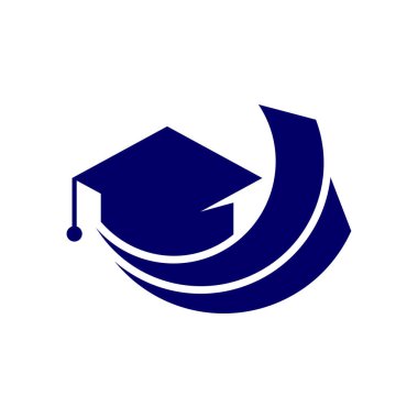 Eğitim logosu tasarımı, vektör illüstrasyonu, kavram tasarım logosu.