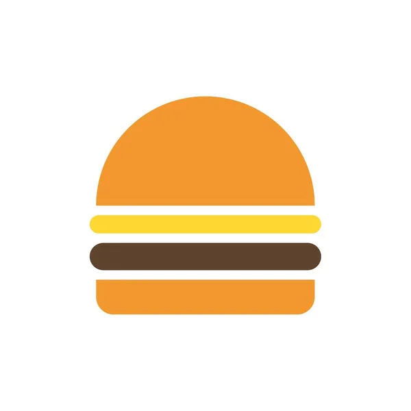 Burger Logo Design Template Burger Pekařství Logo Design Vektor — Stockový vektor