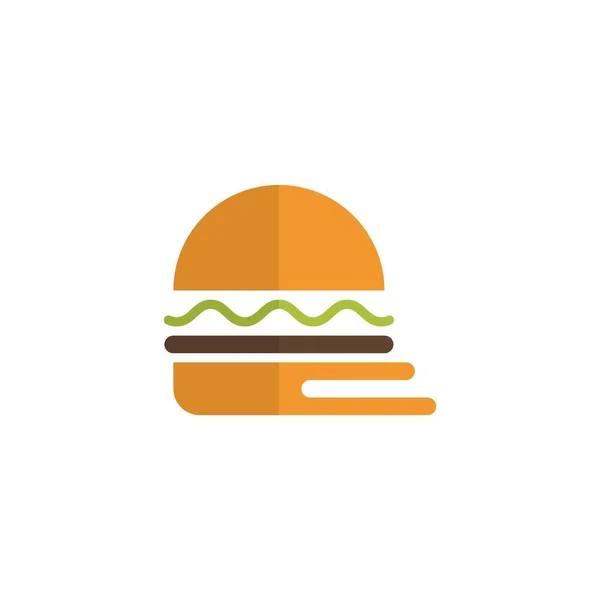 Šablona Designu Loga Fast Burger Vektor Designu Loga Pekařství Burger — Stockový vektor