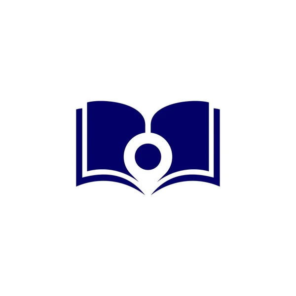 教育ロゴアイコンデザイン ベクターイラスト ポイントコンセプトデザインロゴ — ストックベクタ