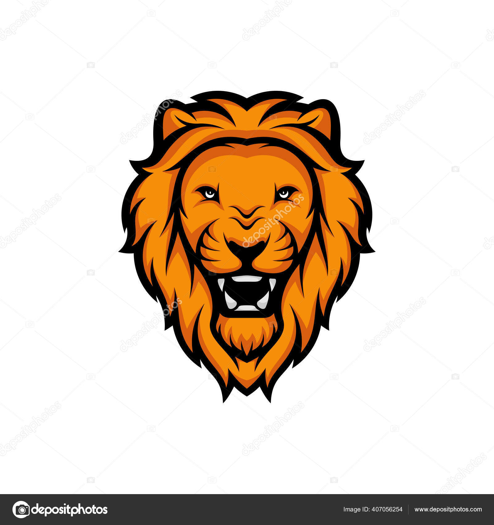 Lion Logo Design Vector Lion Logo Template Illustration Stock Vector Image By C Ssports