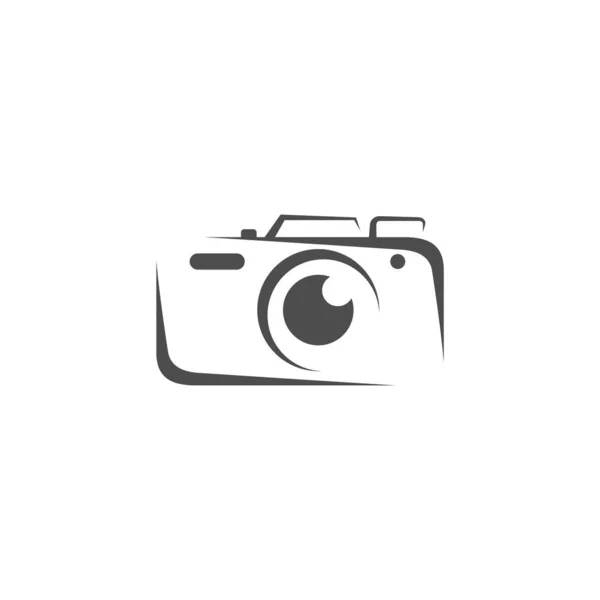 Kamera Logosu Tasarım Vektör Şablonu Kamera Fotoğrafçılık Logosu Kavramları — Stok Vektör
