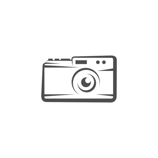 Modello Vettoriale Progettazione Del Logo Della Fotocamera Concetti Del Logo — Vettoriale Stock
