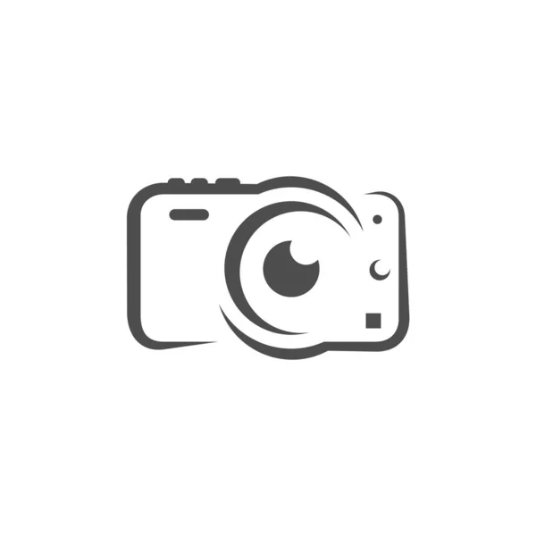 Modello Vettoriale Progettazione Del Logo Della Fotocamera Concetti Del Logo — Vettoriale Stock