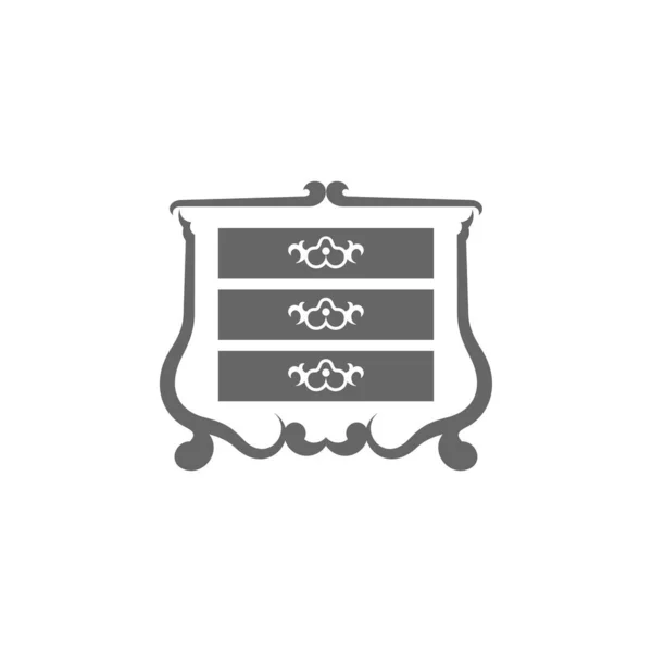 Πρότυπο Διάνυσμα Σχεδίασης Λογότυπου Επίπλων Σύμβολο Και Εικόνα Των Καρεκλών — Διανυσματικό Αρχείο