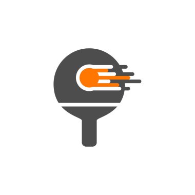 Masa Tenisi logosu tasarımı konseptleri. ping pong kulübü için spor etiketleri vektör illüstrasyonu