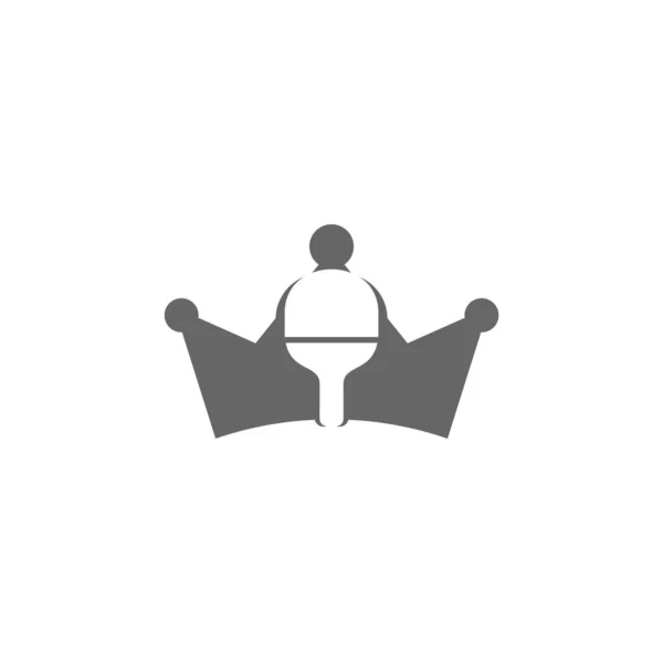 Дизайн Логотипа Настольного Тенниса Векторная Иллюстрация Спортивных Ярлыков Клуба Пинг — стоковый вектор