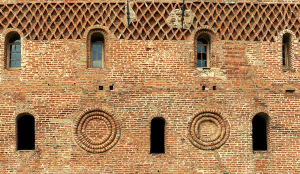 Windows of the tower in the Gothic style Stock Image