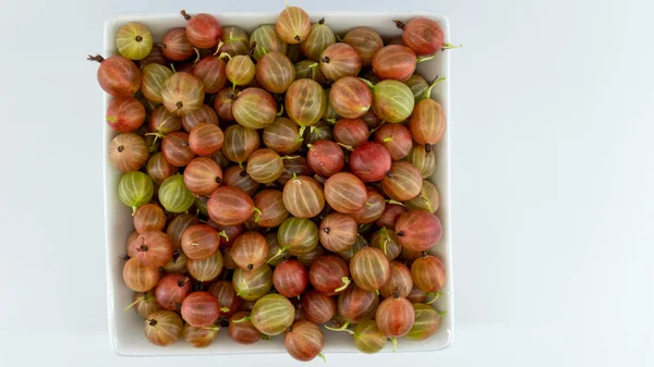 Beyaz tabakta olgun bektaşi üzümleri, makro fotoğraf.