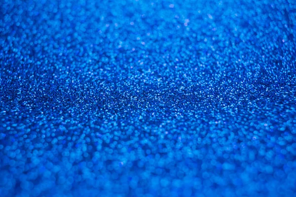 Espumante Azul Brilho Textura Fundo Com Bokeh — Fotografia de Stock