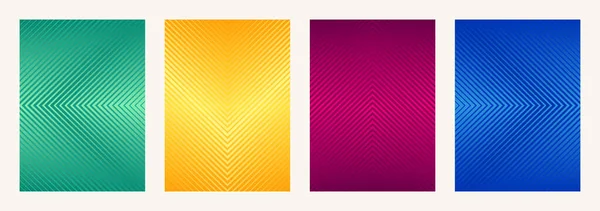 Коллекция Фонового Линейного Дизайна Текстура Линий Визитной Карточки Макета Обложки — стоковый вектор